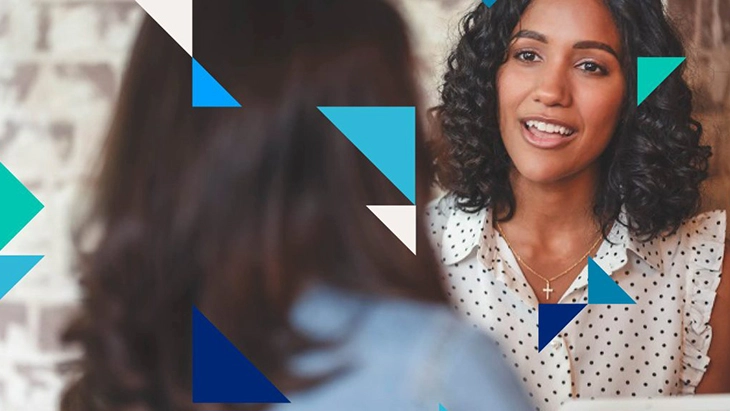 Women conducting an interview